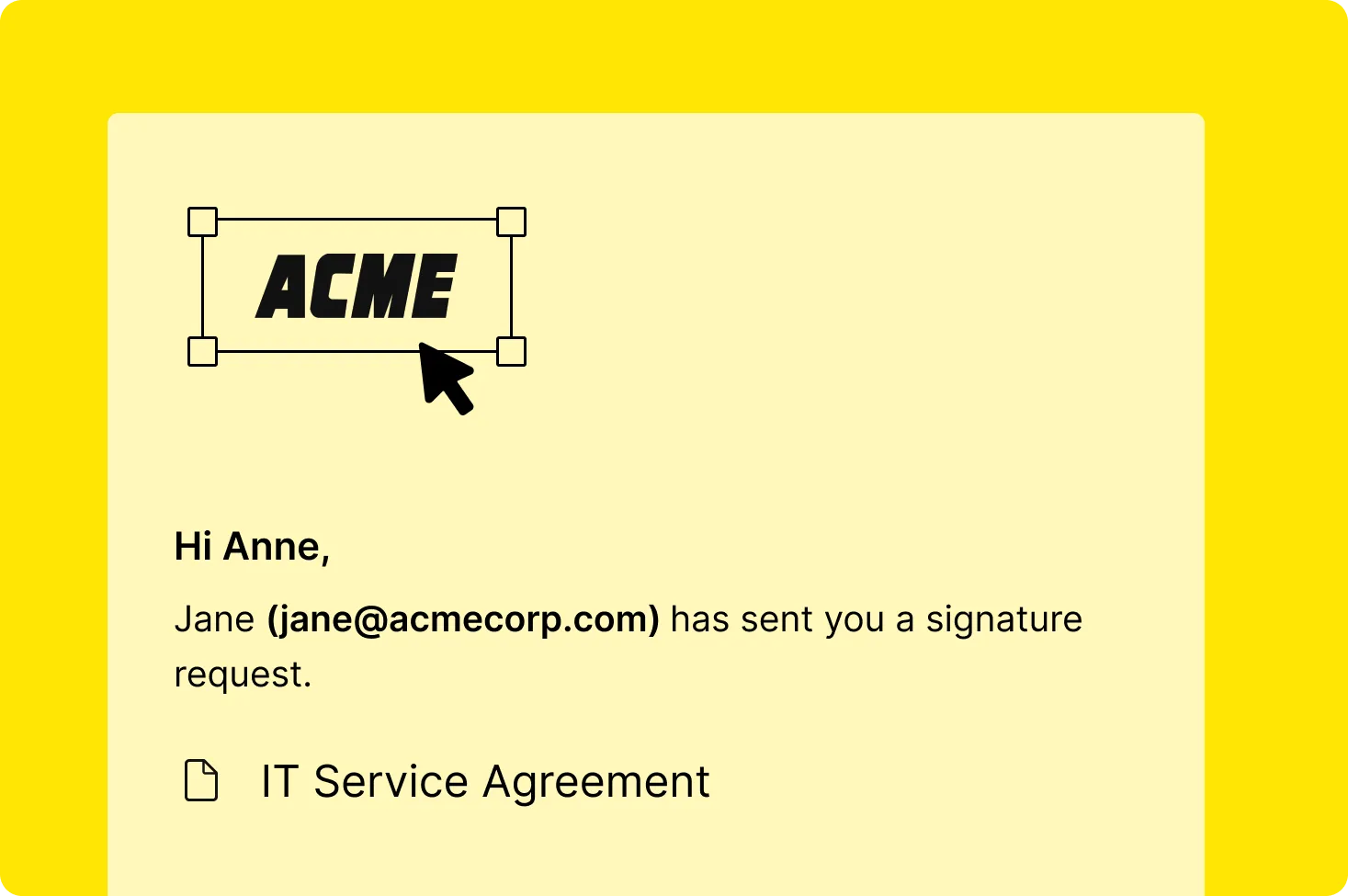 Seamless signing, powerful branding